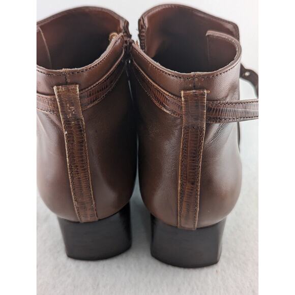 Michelle D Heeled Ankle Boots Size 9 Zipper  but For low Instep..2 - Picture 6 of 8